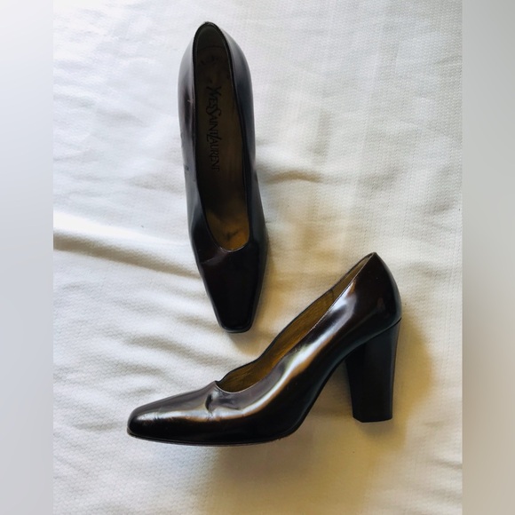 YSL vintage Classic Brown Women's Heels - Picture 1 of 12